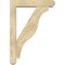 Ekena Millwork Funston Craftsman Rough Sawn Bracket w/ Offset Brace, Douglas Fir, 6"W x 28"D x 40"H BKT0604X28X40FST04RDF - alternate 2